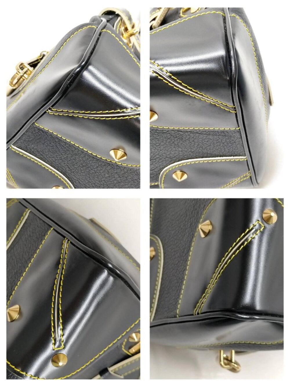 Authentic Louis Vuitton Le Radieux Suhali Black Leather Satchel Bag Luxury Bag - Picture 7 of 16